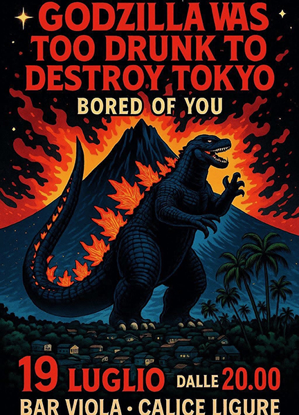 Godzilla was too drunk to destroy Tokio